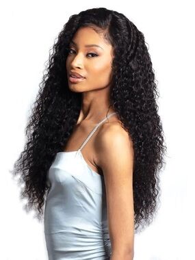 Shake-N-Go Virgin Remy Hair Weave Glossy 3 Bundles Wet & Wavy 14" 16" 18” NWT
